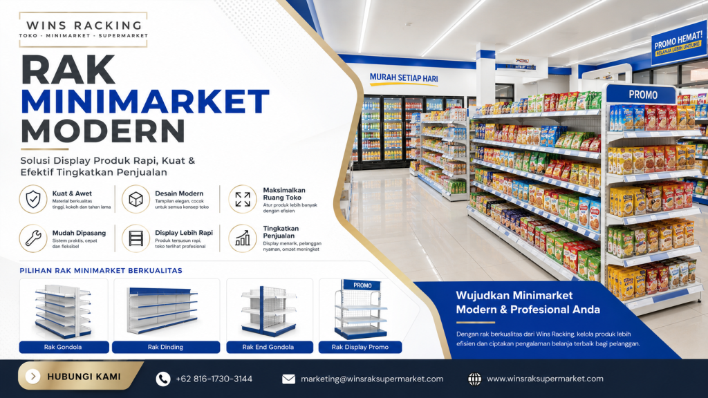 rak minimarket modern